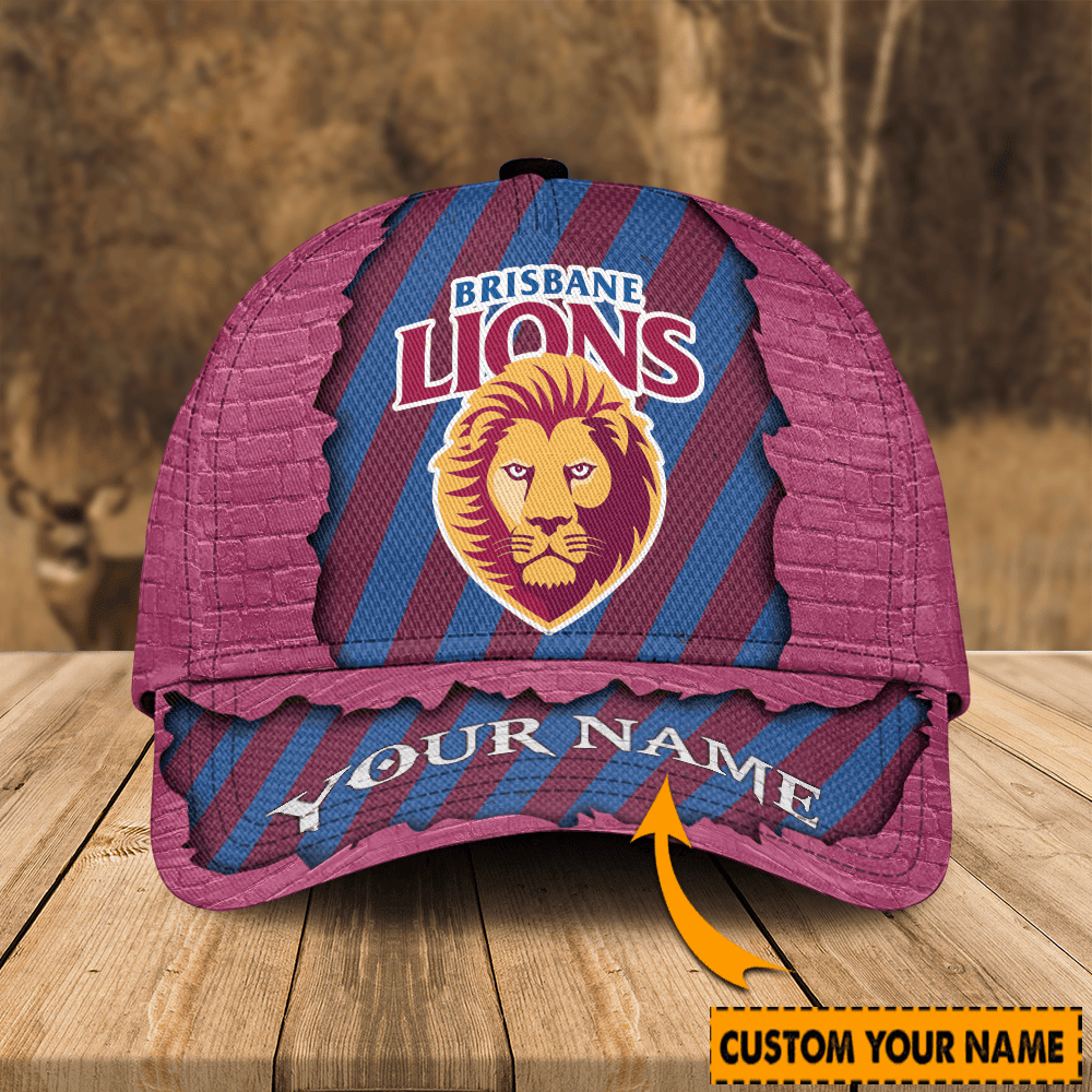 AFL Personalized Brisbane Lions Classic Cap For Fan