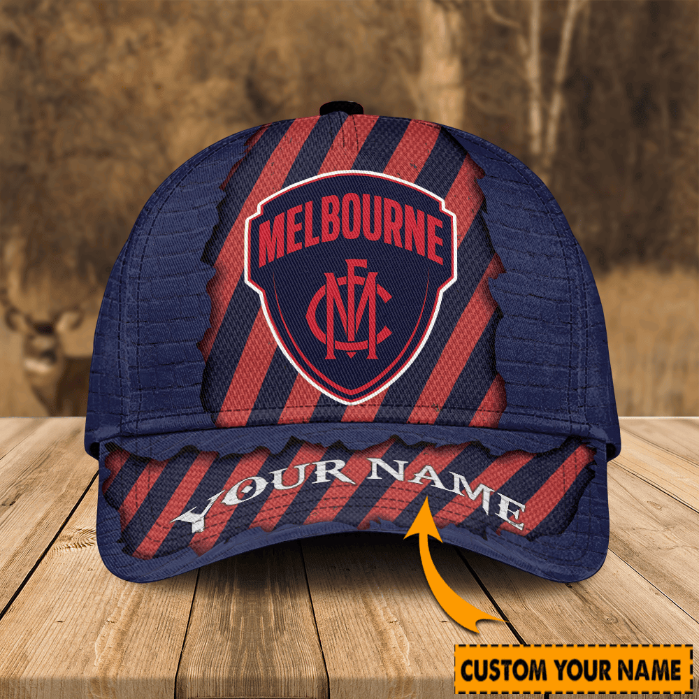 AFL Personalized Melbourne Classic Cap For Fan