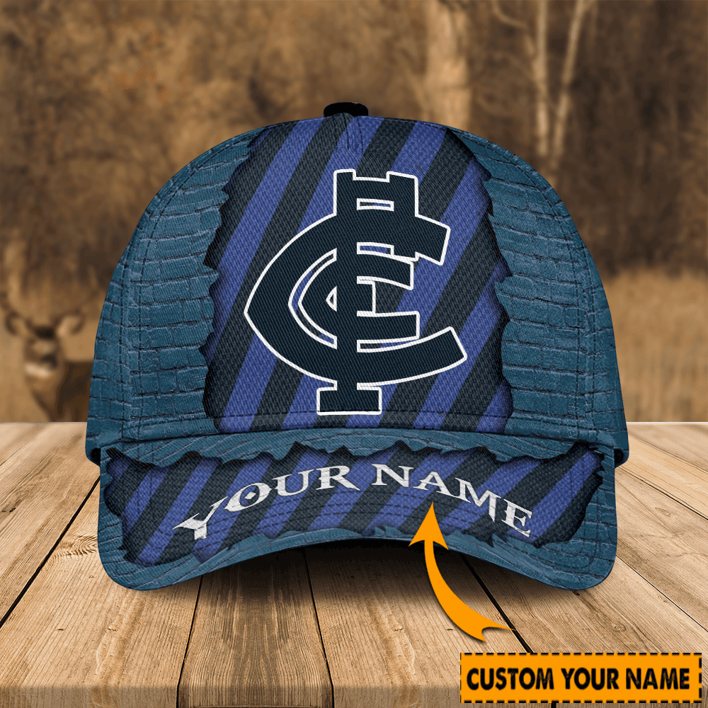 AFL Personalized Carlton Classic Cap For Fan