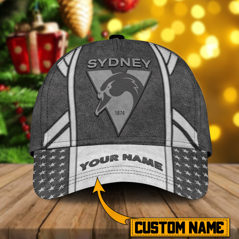 AFL Personalized Sydney Swans Classic Cap 2 Style For Fan