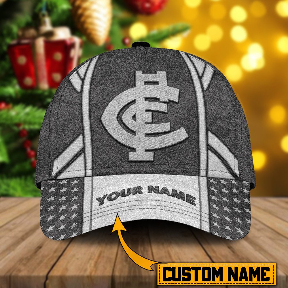 AFL Personalized Carlton Classic Cap 2 Style For Fan