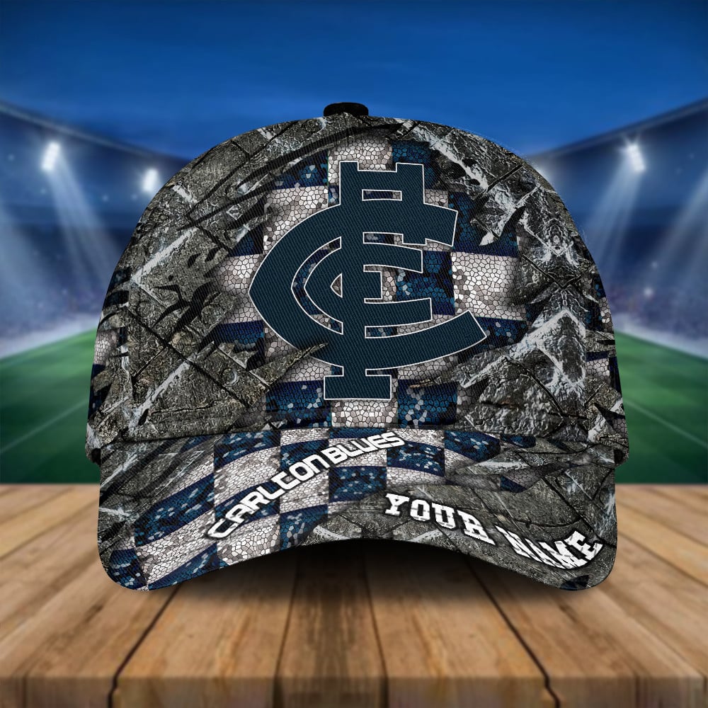 AFL New Personalized Carlton 3D Classic Cap For Fan