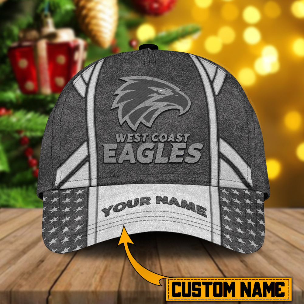 AFL Personalized West Coast Eagles Classic Cap 2 Style For Fan