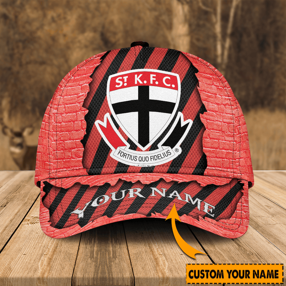 AFL Personalized St Kilda Classic Cap For Fan