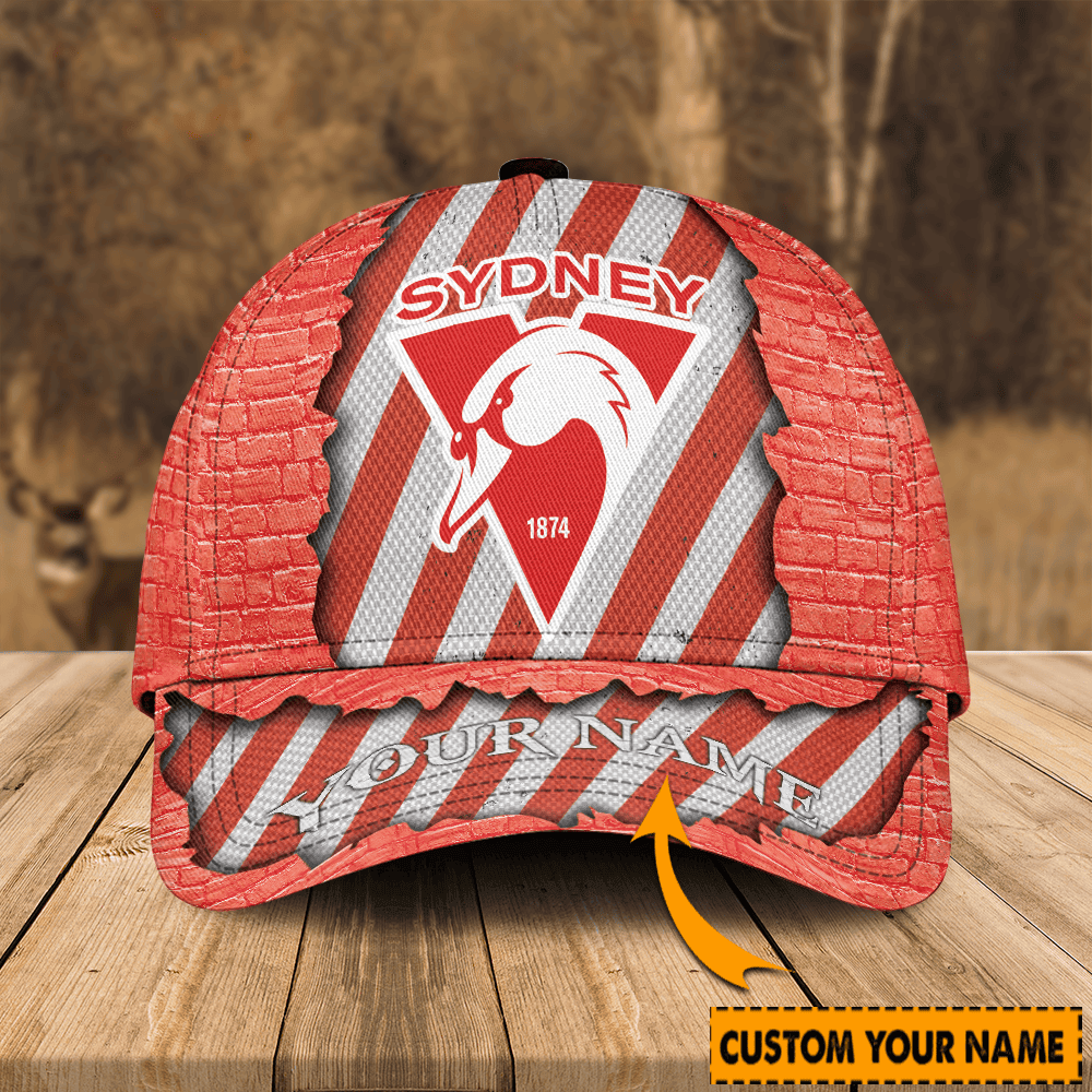AFL Personalized Sydney Swans Classic Cap For Fan