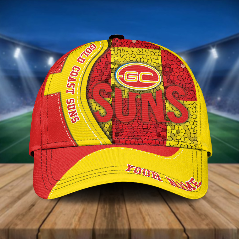 AFL Personalized Gold Coast SUNS Classic Cap For Fan