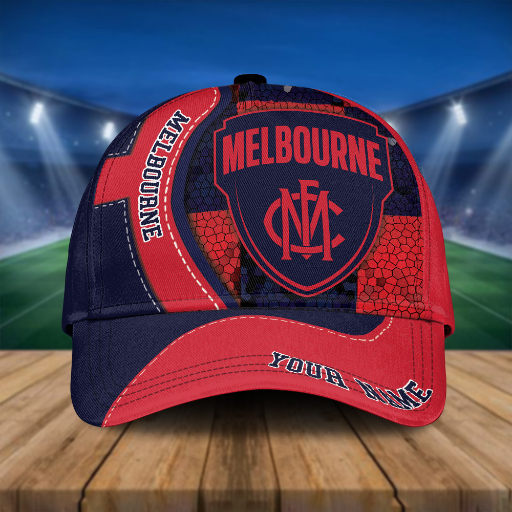 AFL Personalized Melbourne Classic Cap For Fan