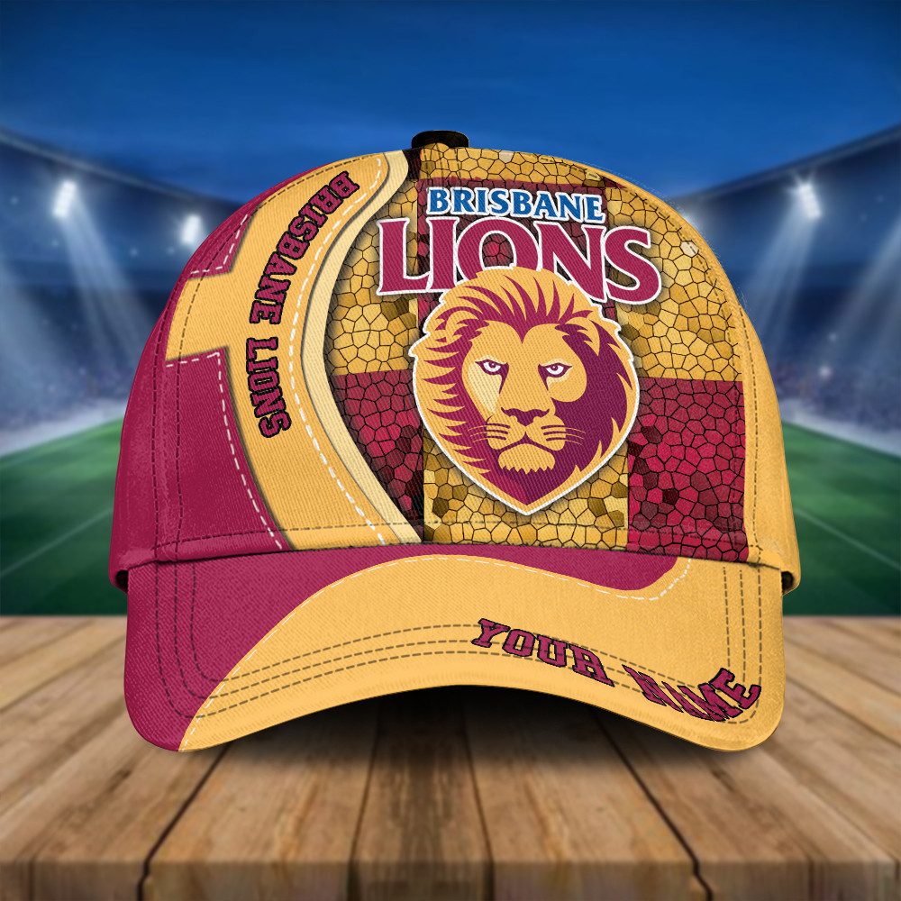 AFL Personalized Brisbane Lions Classic Cap For Fan