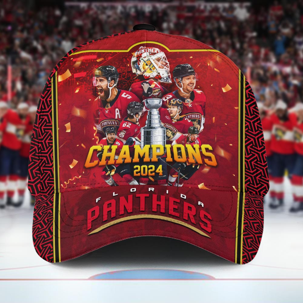 NHL Florida Panthers Champions Personalized Classic Cap For Fan