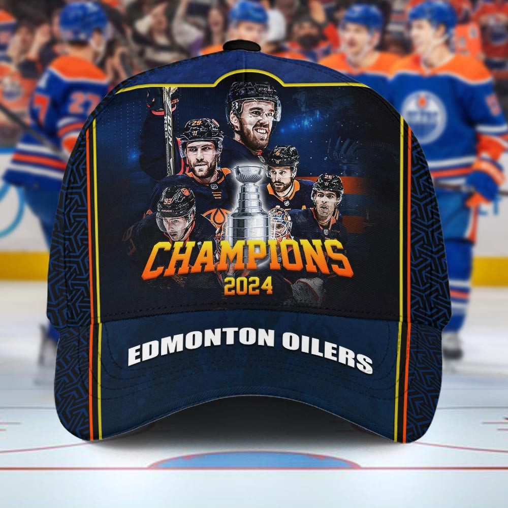 NHL Edmonton Oilers Personalized Classic Cap For Fan