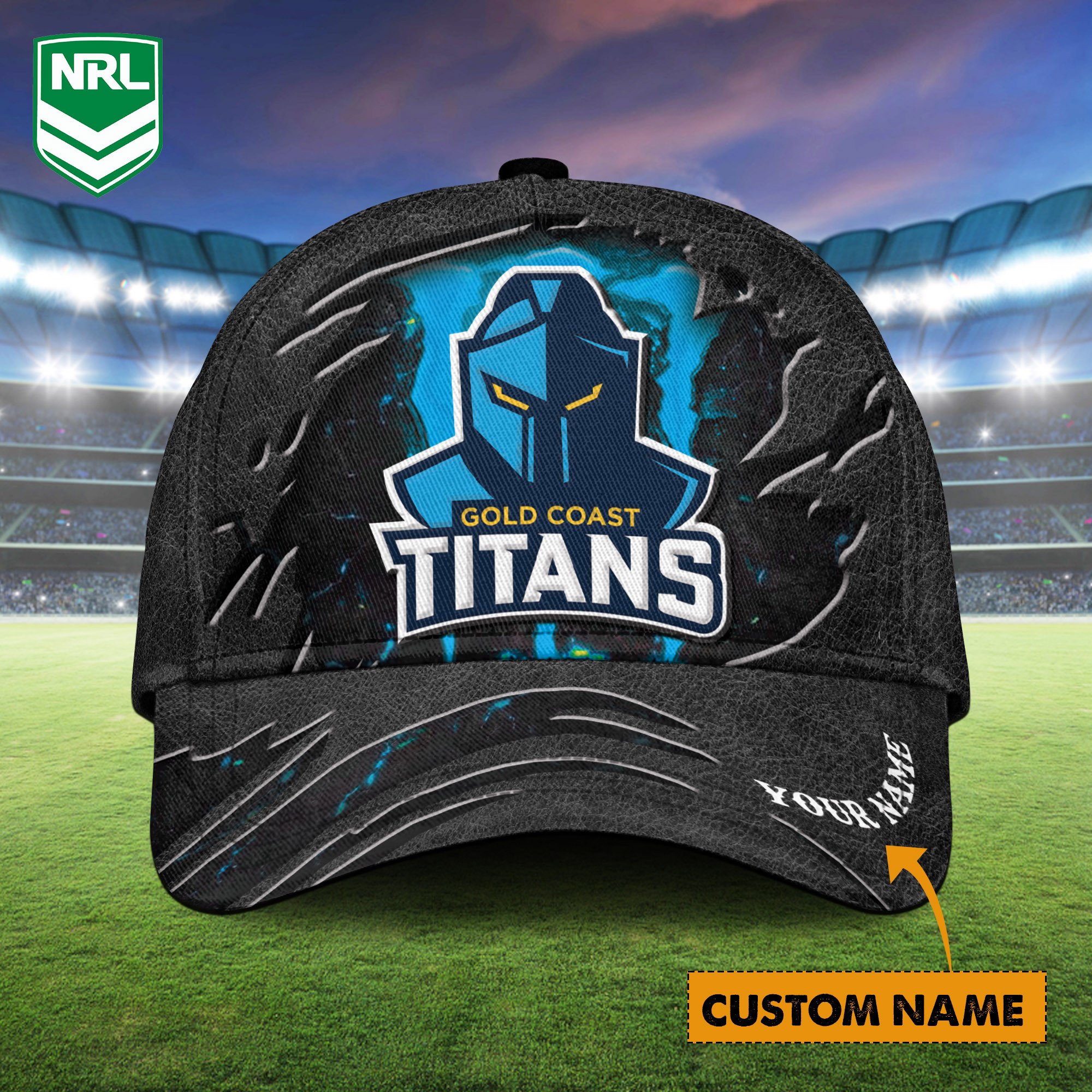 NRL Gold Coast Titans Personalized Classic Cap For Fans