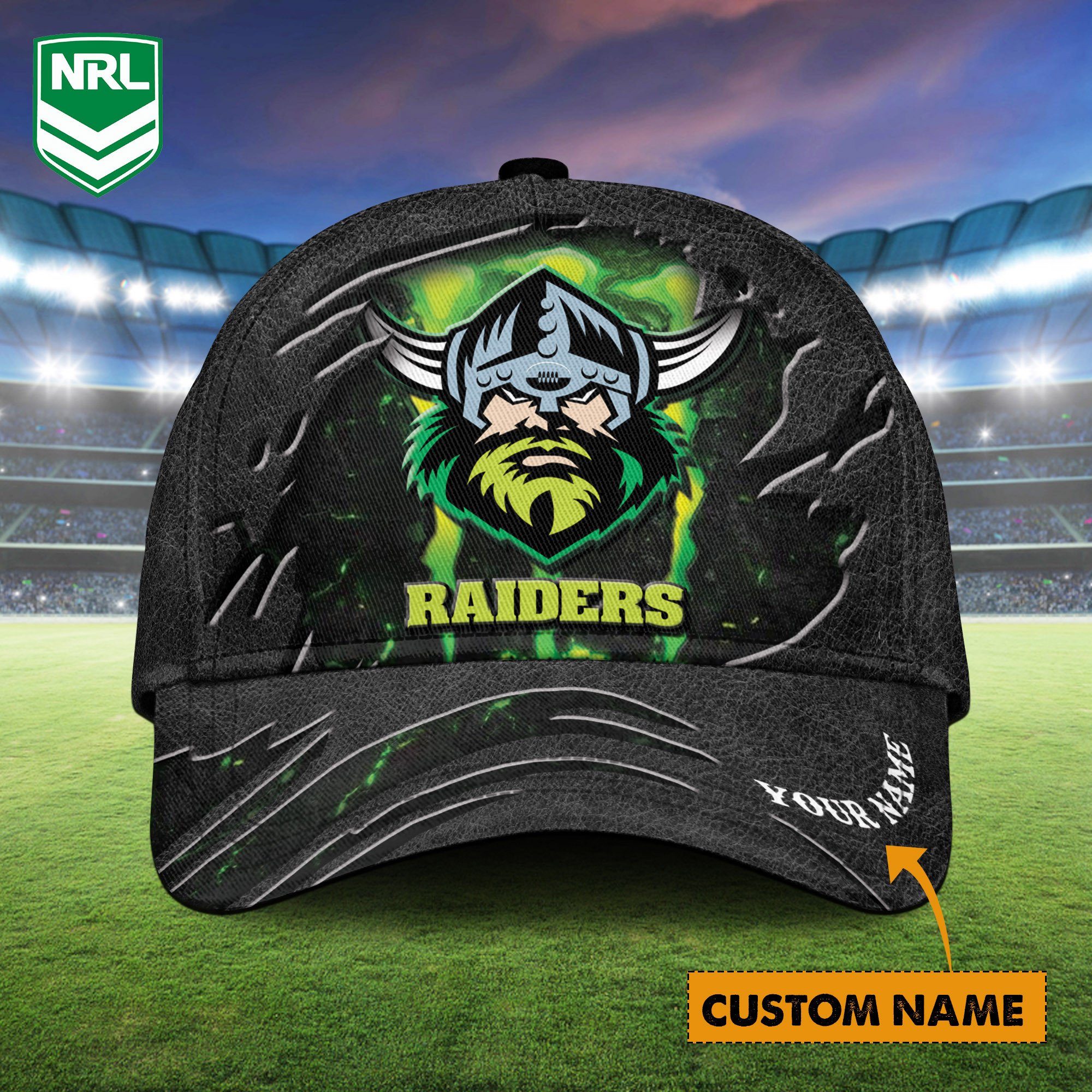 NRL Canberra Raiders Personalized Classic Cap For Fans