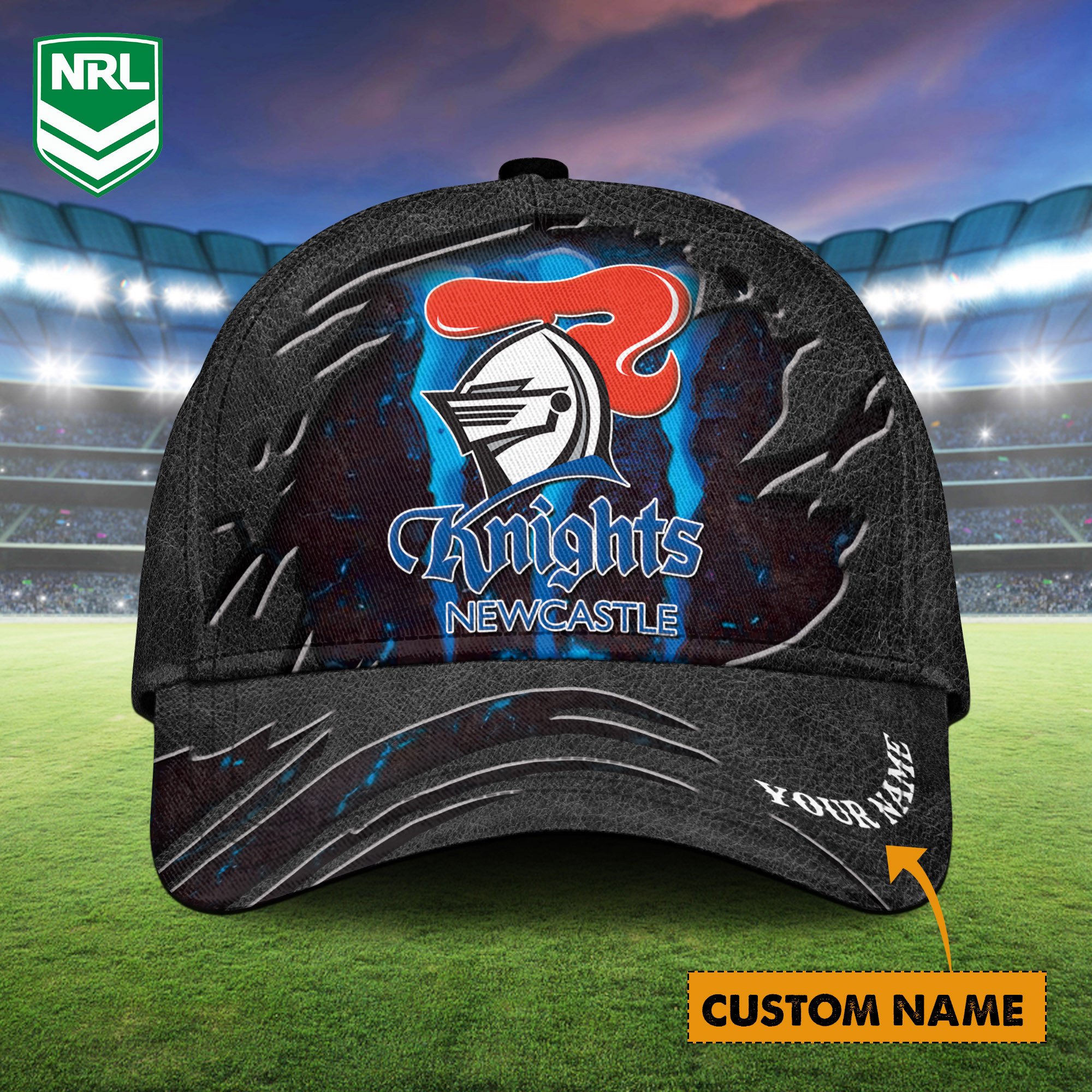 NRL Newcastle Knights Personalized Classic Cap For Fans
