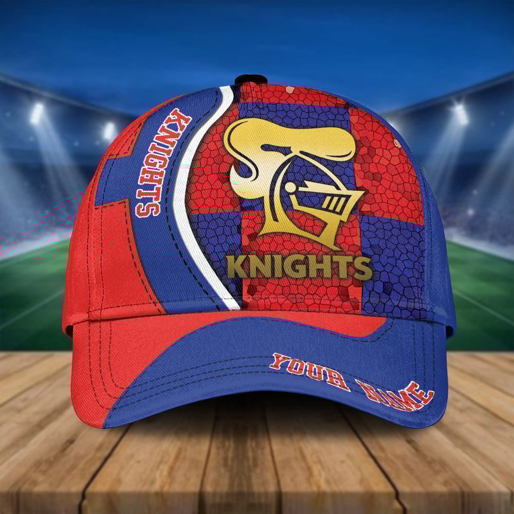NRL Personalized Newcastle Knights Classic Cap Custom Name