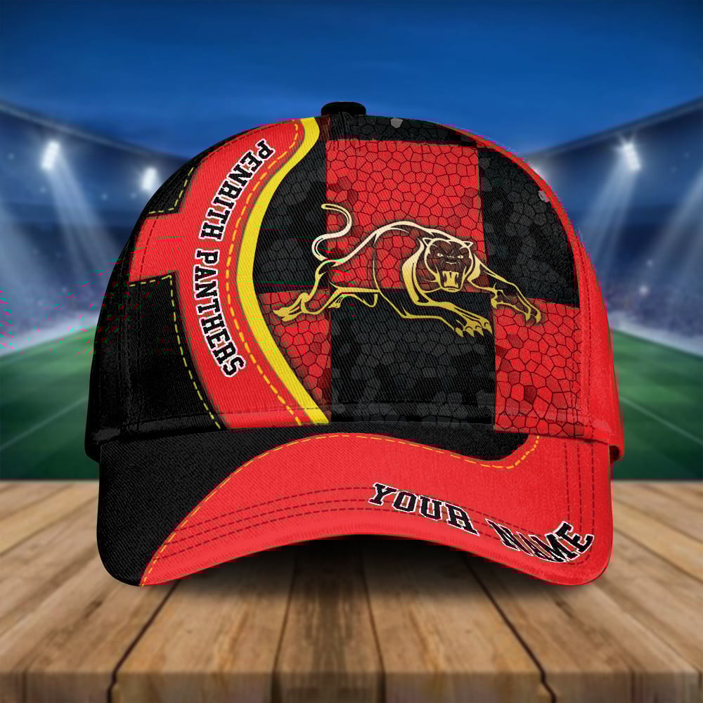 NRL Personalized Penrith Panthers Classic Cap Custom Name