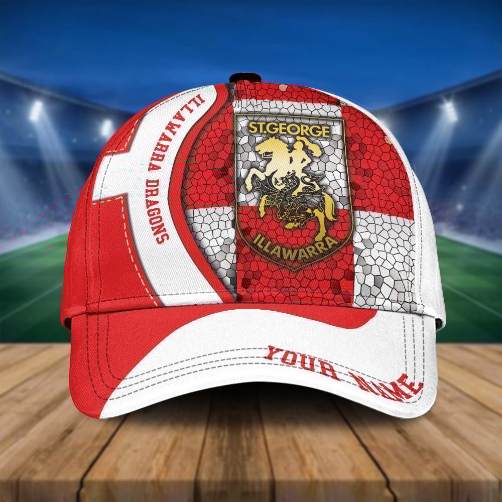 NRL Personalized St. George Illawarra Dragons Classic Cap Custom Name