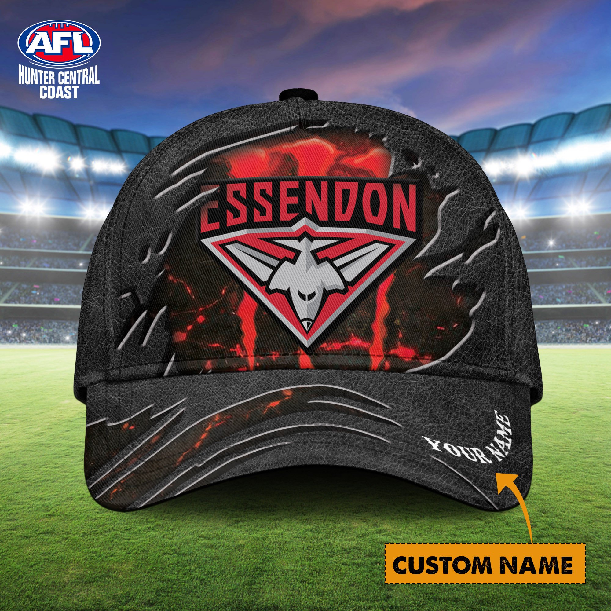 AFL Essendon Personalized Classic Cap Custom Name For Fans