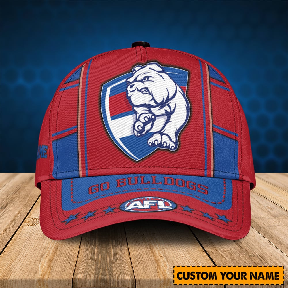 AFL Hats Western Bulldogs New Personalized Classic Cap