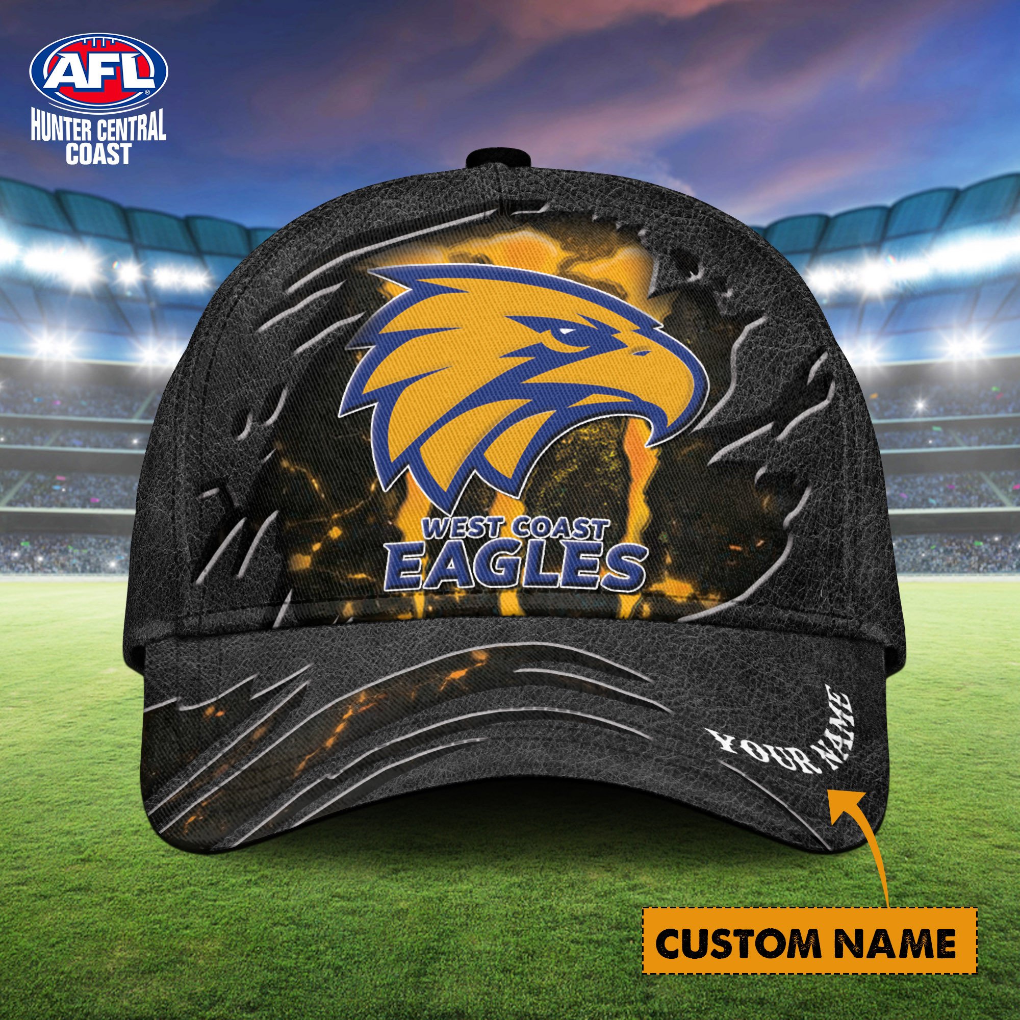 AFL West Coast Eagles Personalized Classic Cap Custom Name For Fans