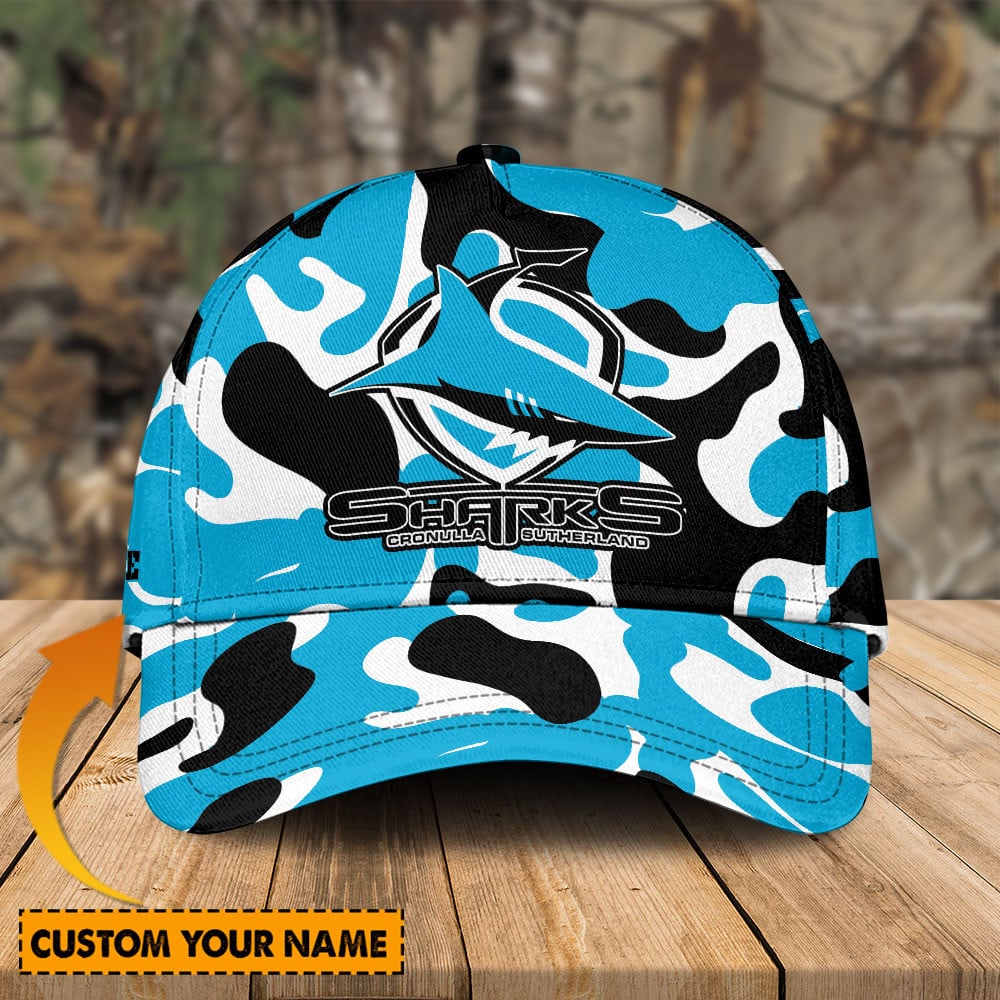 NRL Cap Cronulla-Sutherland Sharks New Personalized Classic Cap Collections