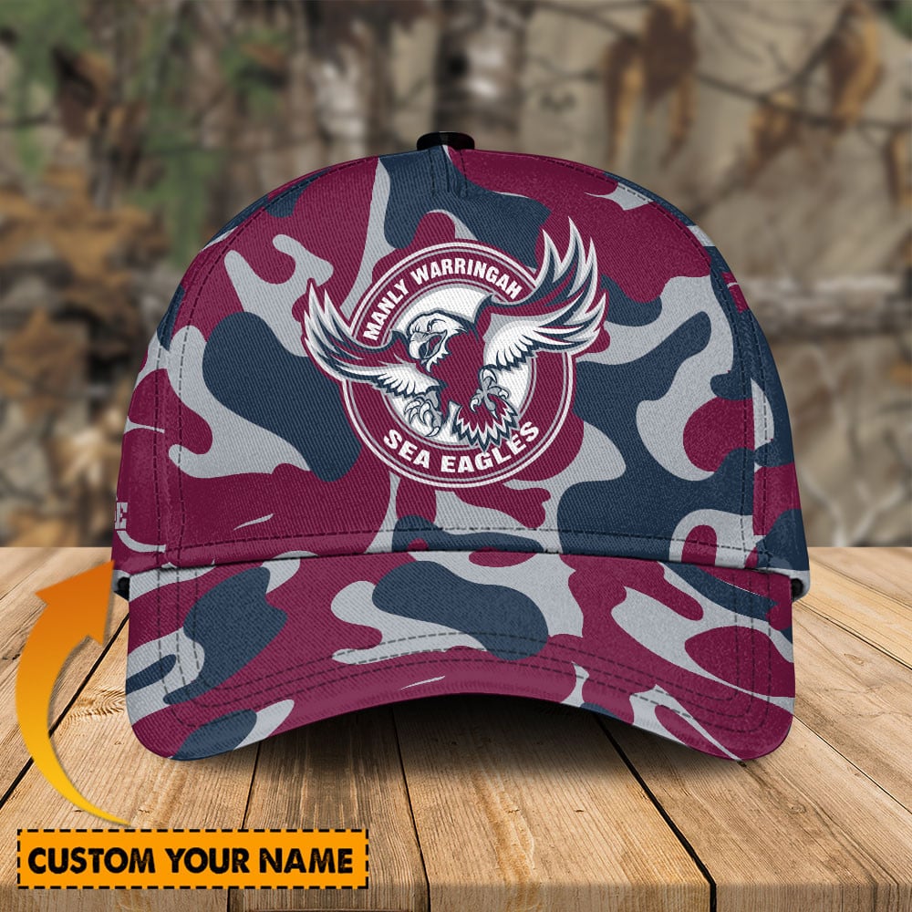 NRL Cap Manly-Warringah Sea Eagles New Personalized Classic Cap Collections