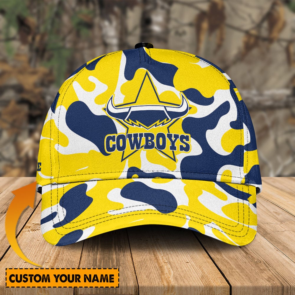 NRL Cap North Queensland Cowboys New Personalized Classic Cap Collections