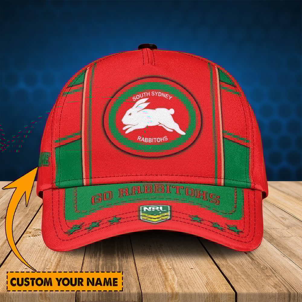 NRL Cap South Sydney Rabbitohs New Personalized Classic Cap