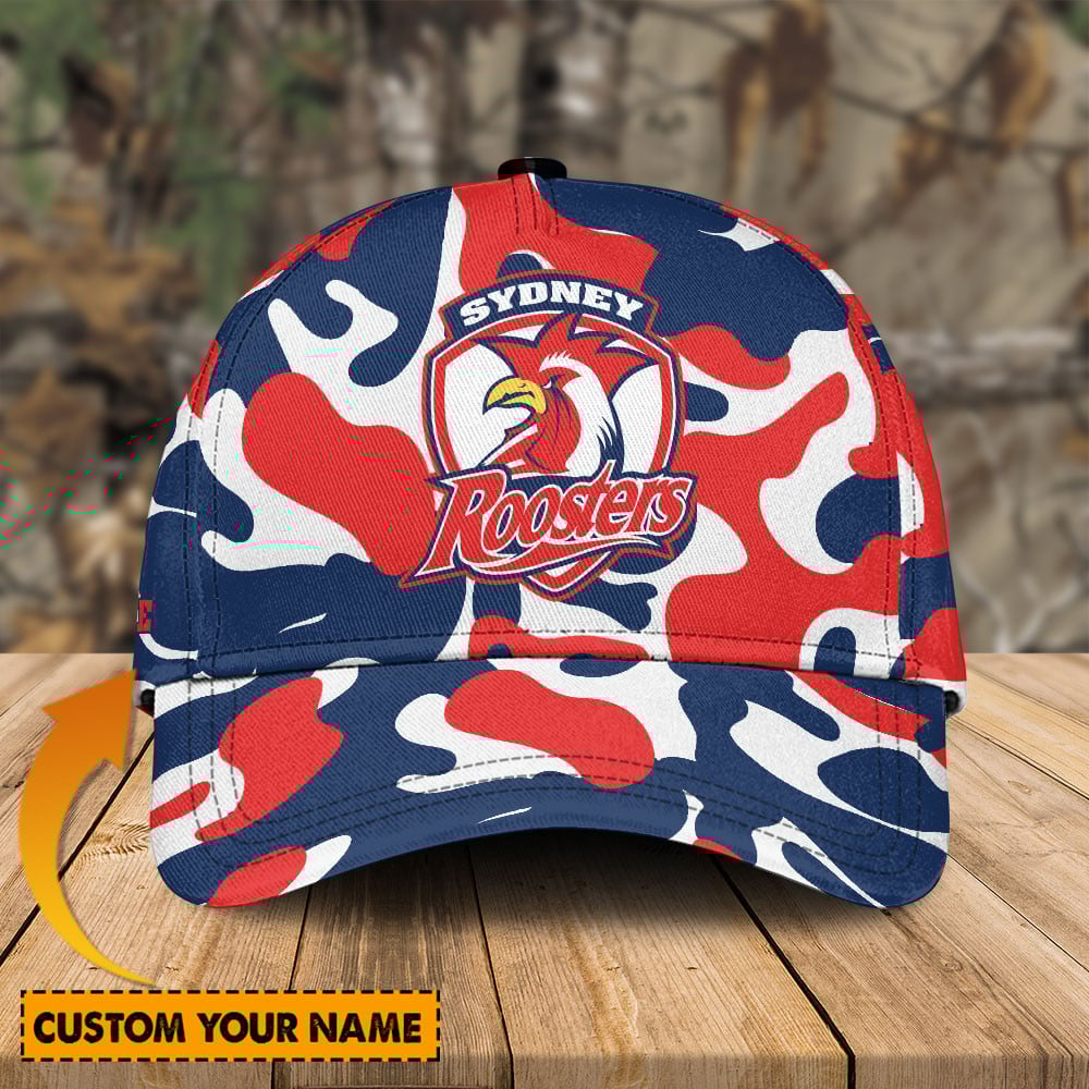 NRL Cap Sydney Roosters New Personalized Classic Cap Collections