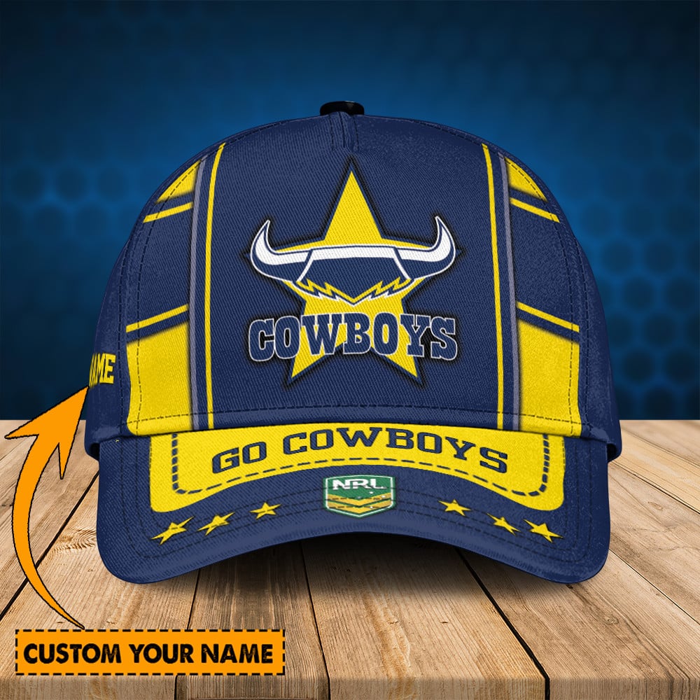 NRL Cap North Queensland Cowboys New Personalized Classic Cap