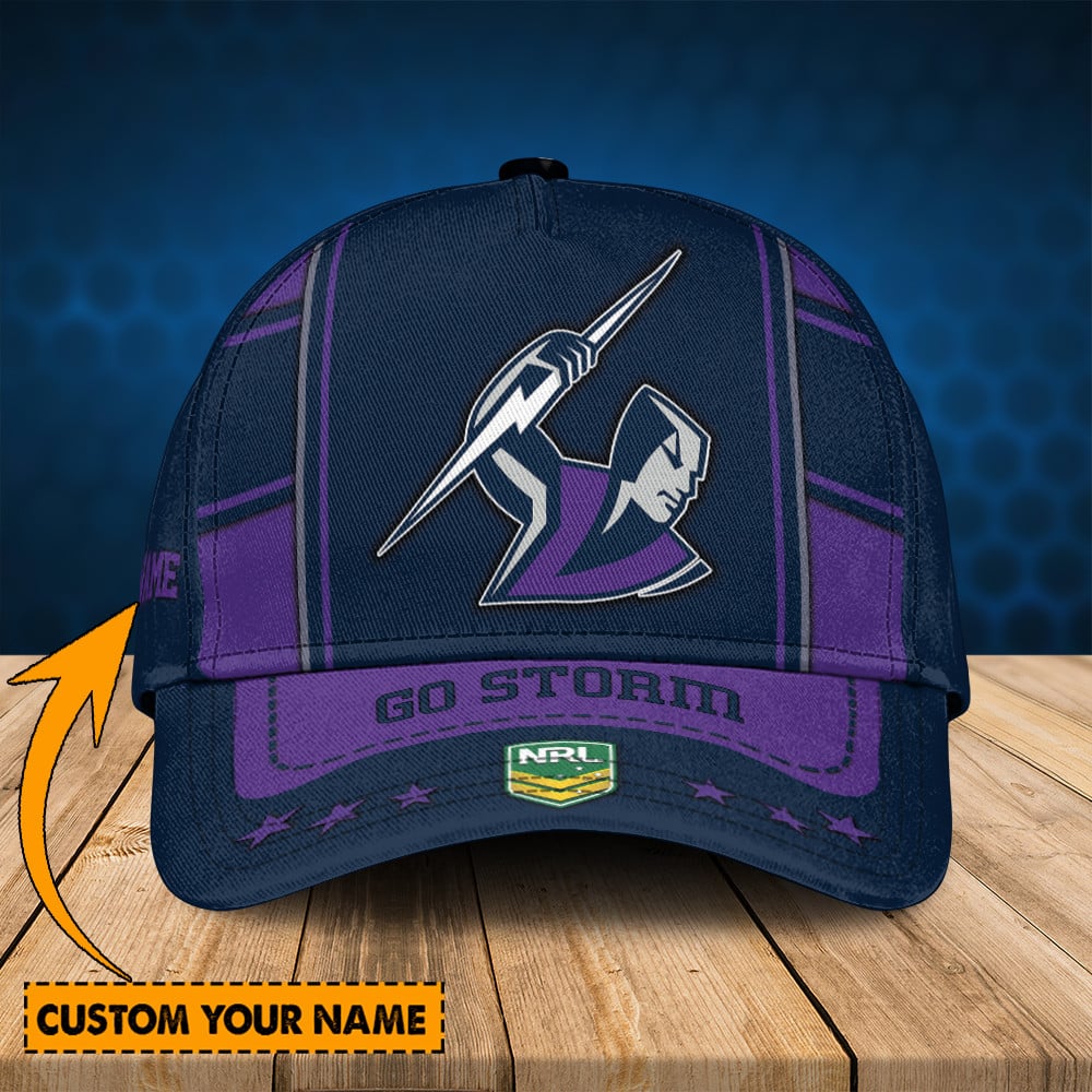 NRL Cap Melbourne Storm New Personalized Classic Cap