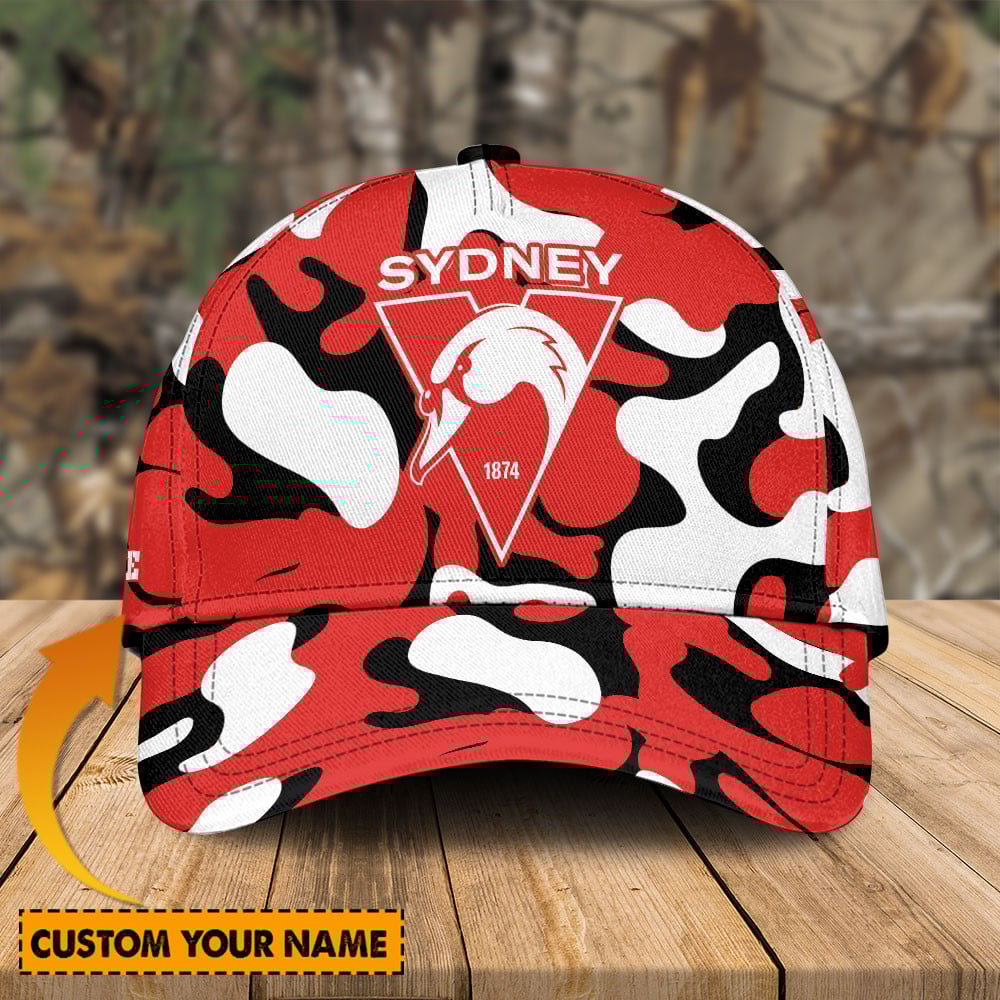 AFL Classic Cap Sydney Swans New Personalized Cap Collection 