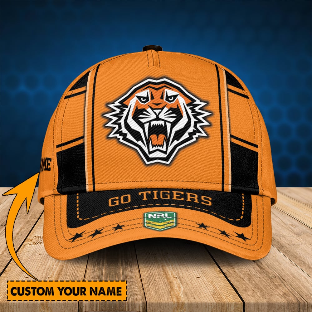 NRL Cap Wests Tigers New Personalized Classic Cap