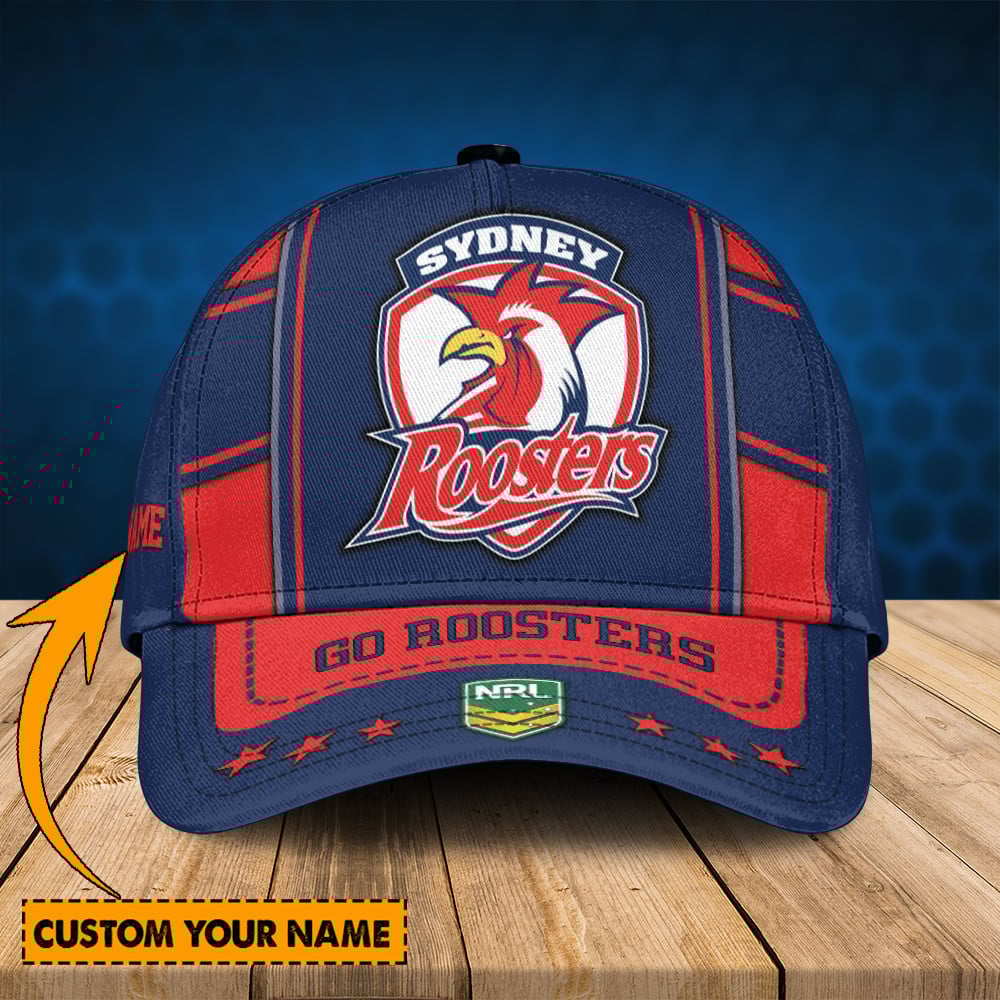 NRL Cap Sydney Roosters New Personalized Classic Cap