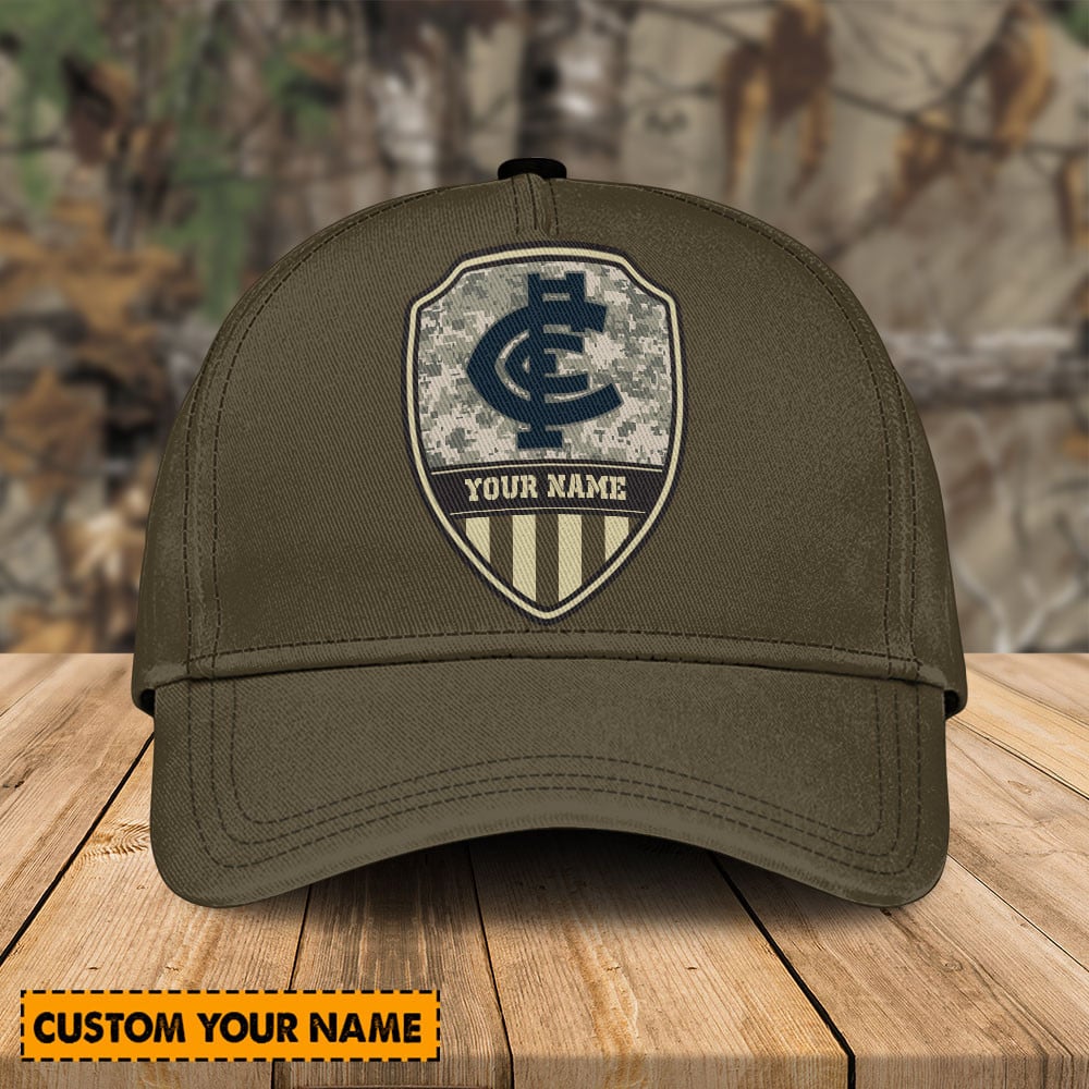 AFL Classic Cap Carlton New Personalized Cap Collection 