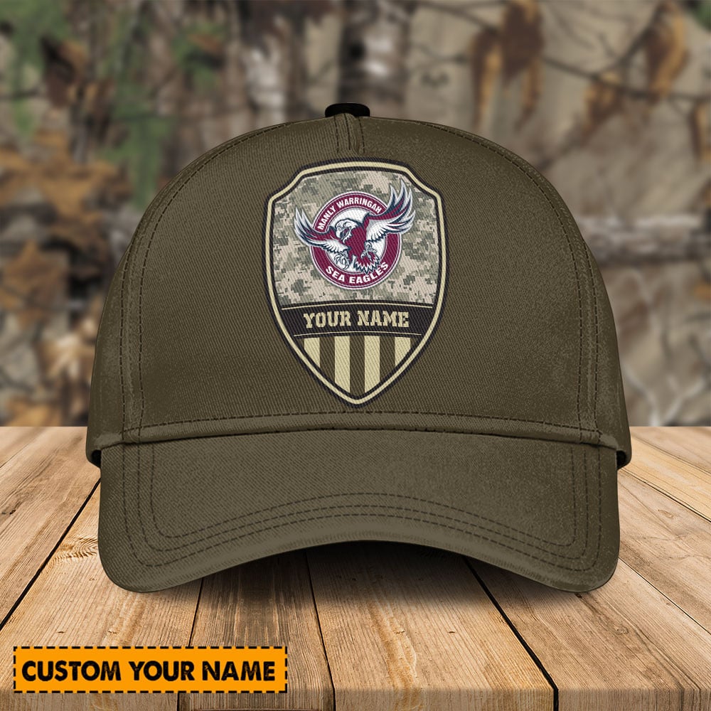 NRL Manly-Warringah Sea Eagles New Personalized Classic Cap Collection For Fans