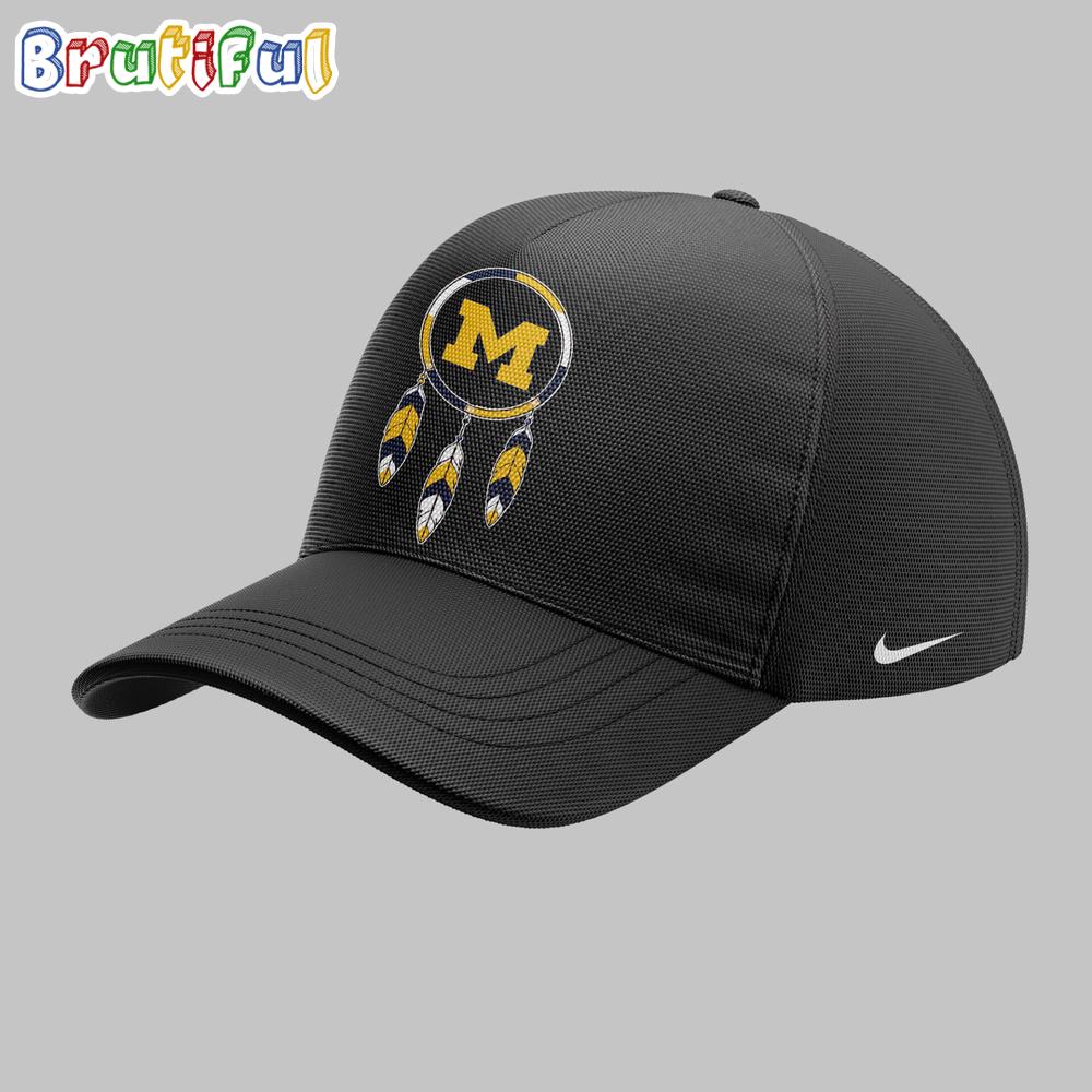 Michigan Wolverines Softball National American Indian Heritage Month Cap Hats