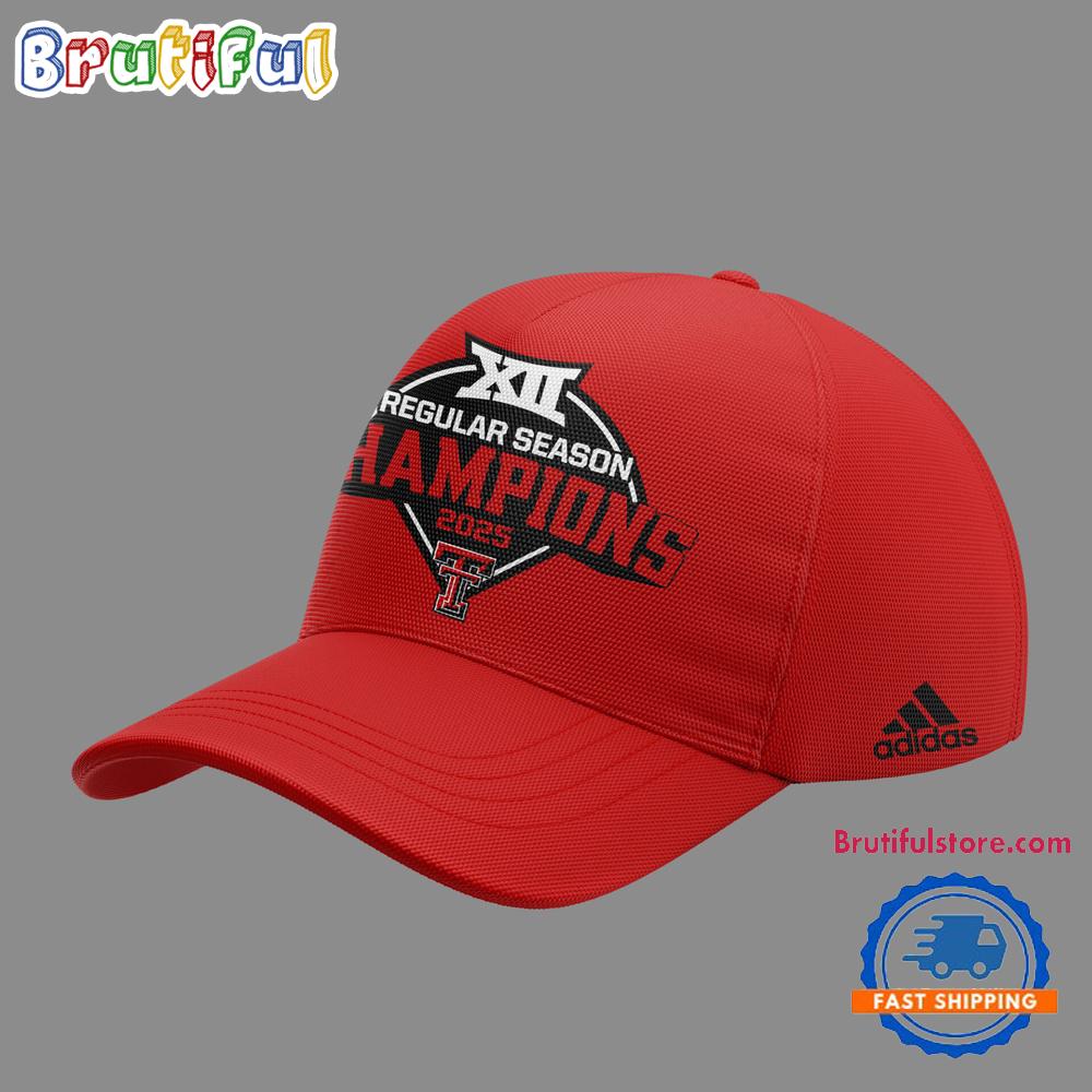 Texas Tech Red Raiders BIG 12 Regular Season CHAMPIONS 2025 Team Graphic Cap