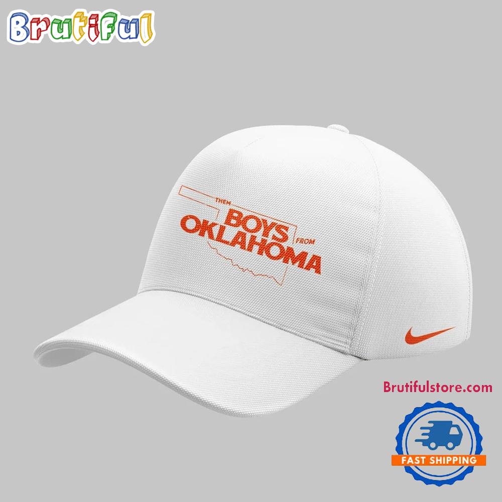 Oklahoma State Cowboys The Boys From Oklahoma 2025 White Cap
