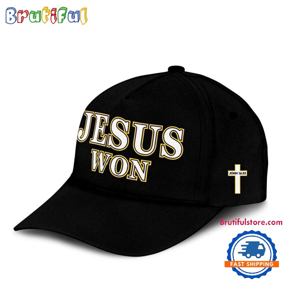 LSU Tigers JESUS WON Black Cap