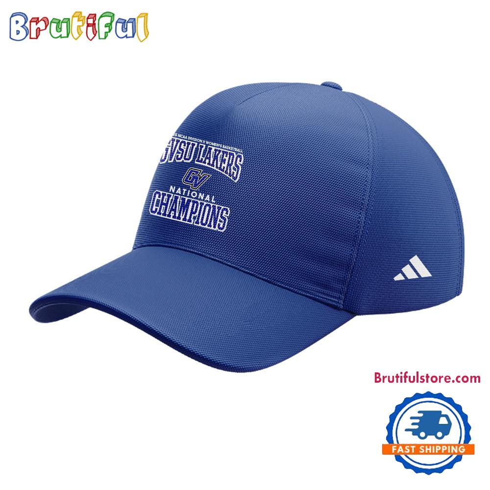 Grand Valley State University Womens Basketball 2025 NCAA Division II Champions Team Graphics Cap