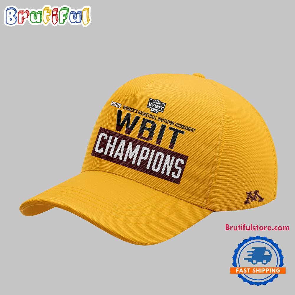 Minnesota Golden Gophers Womens Basketball 2025 Wbit Champions Team Player All Over Print Cap