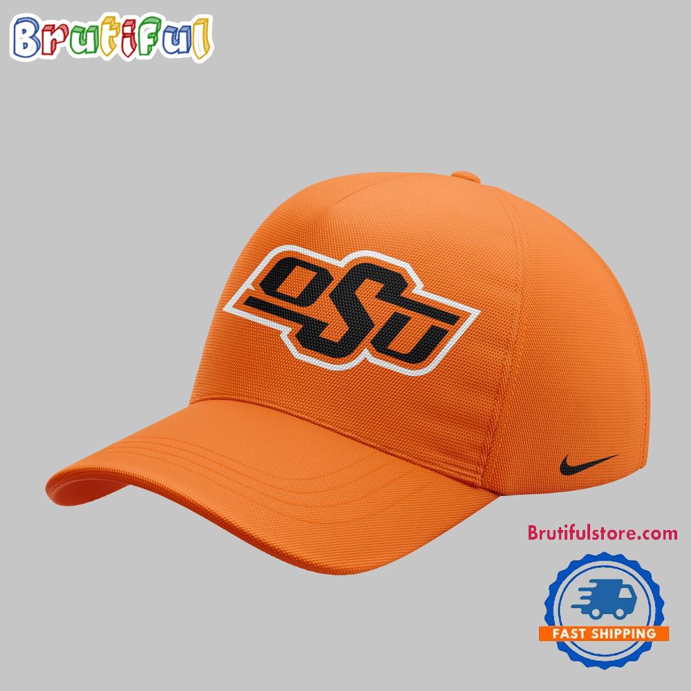 Oklahoma State Cowboys Wrestling Orange Cap