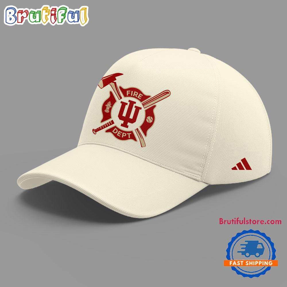 Indiana Hoosiers Baseball x Firefighter Appreciation Night 3D Print Cap