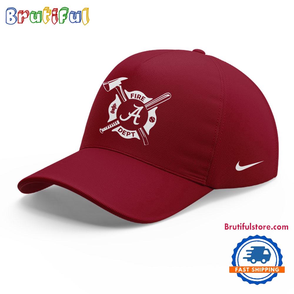 Alabama Crimson Tide Baseball x Firefighter Appreciation 2025 Red Cap