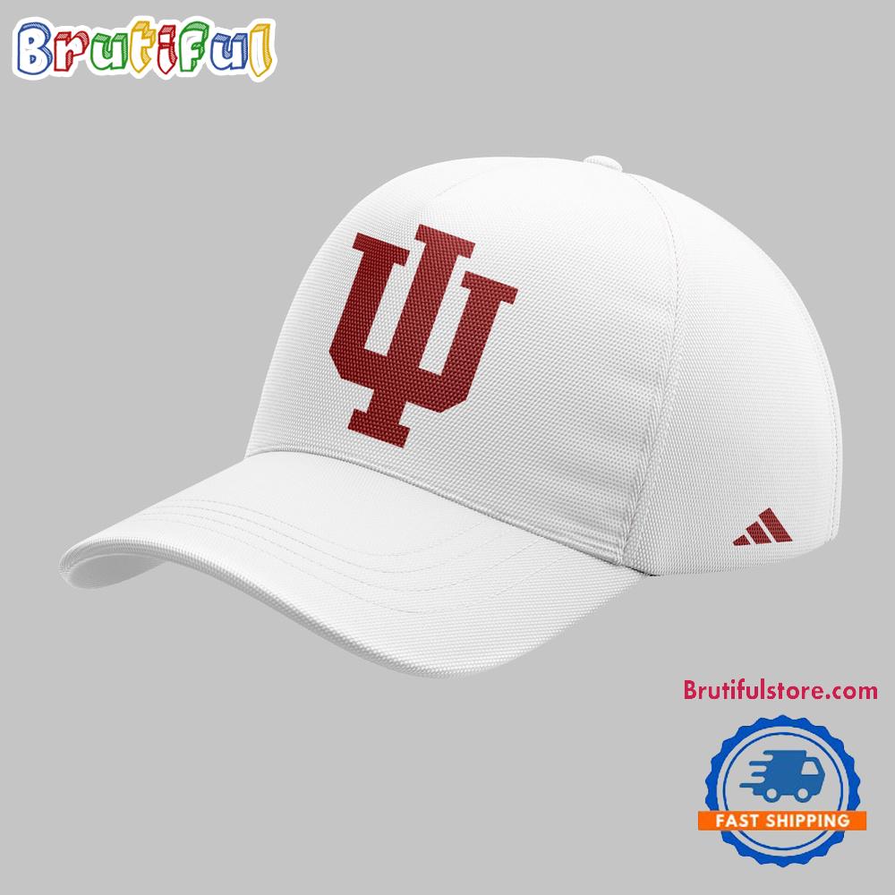 Coach Darian DeVries Indiana Hoosiers Mens Basketball 2025 White Cap