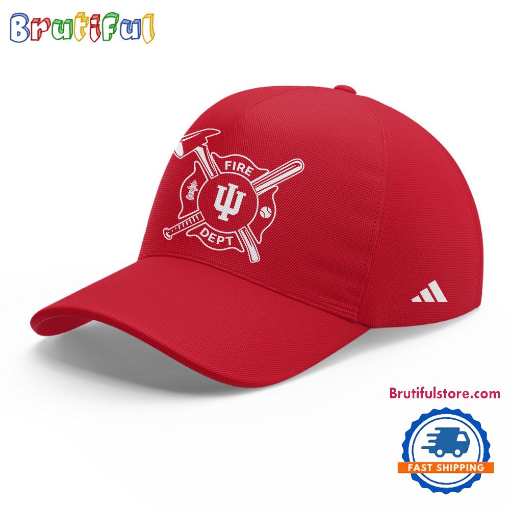 Indiana Hoosiers Baseball x Firefighter Appreciation Night Red Cap