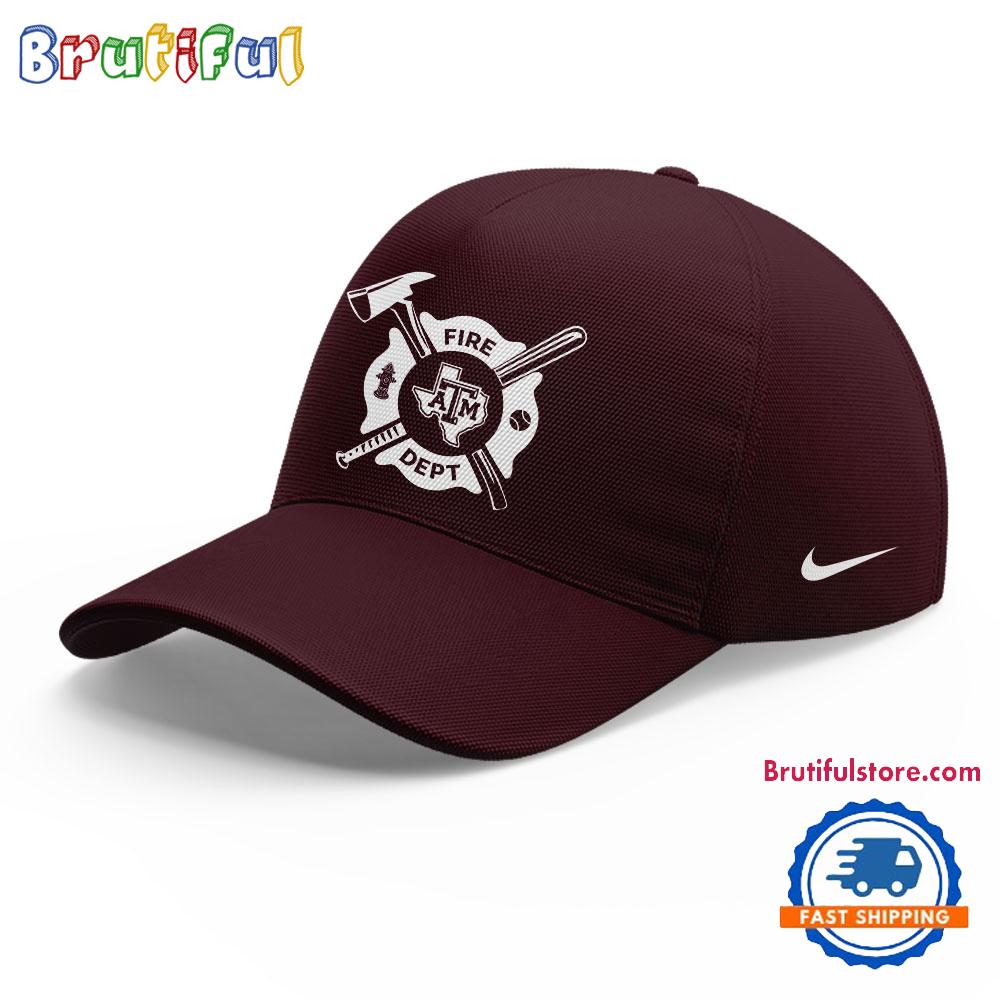 Texas AM Aggies Baseball x Firefighter Appreciation Night 3D All Over Print Cap Hats