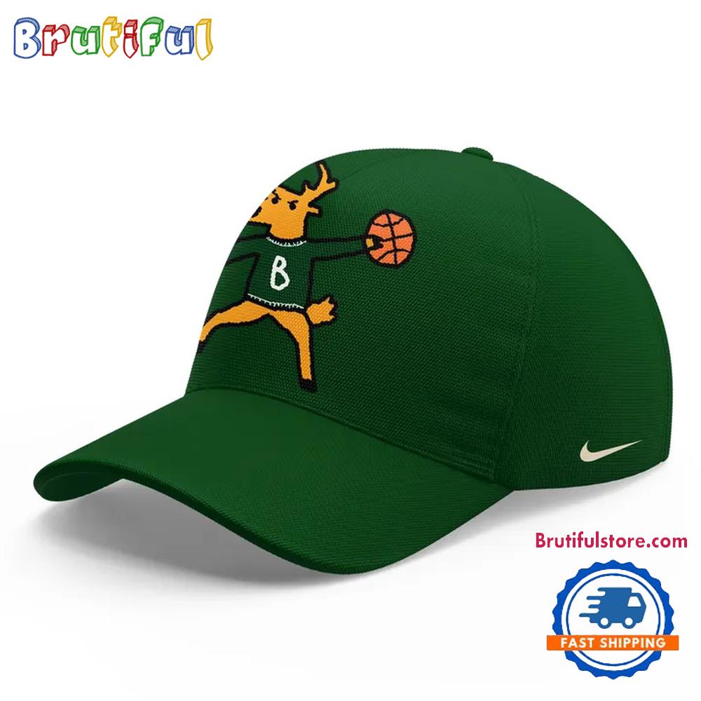 Milwaukee Bucks Basketball Logo Cartoon 2025 Special New Cap Hats