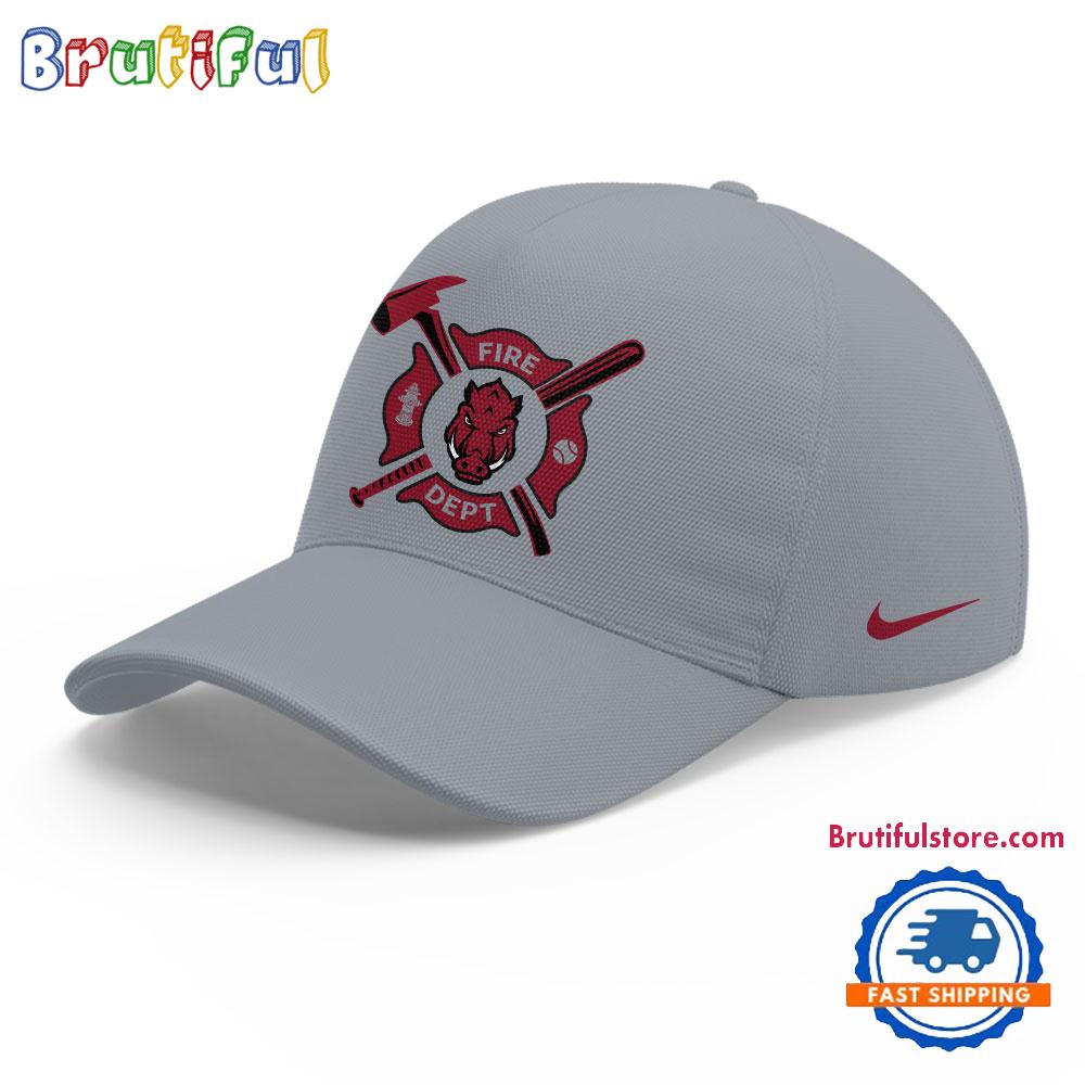 Arkansas Razorback x Firefighter Appreciation Night 3D All Over Print Cap Hats
