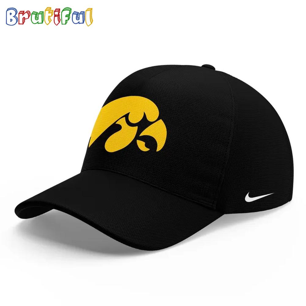 Iowa Hawkeyes 2025 Basketball Nothing Easy Black Cap
